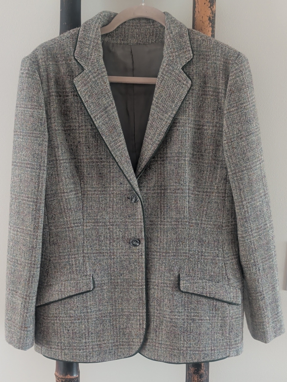 VTG Kirkland Hall Wool Blazer Size 14 (Modern Day Fit Small!)